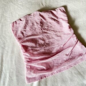 Garage Light Pink Strapless Top